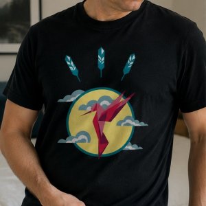 Hummingbird printed t-shirt