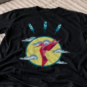 Hummingbird printed t-shirt